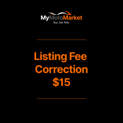 Listing Fee Correction $15