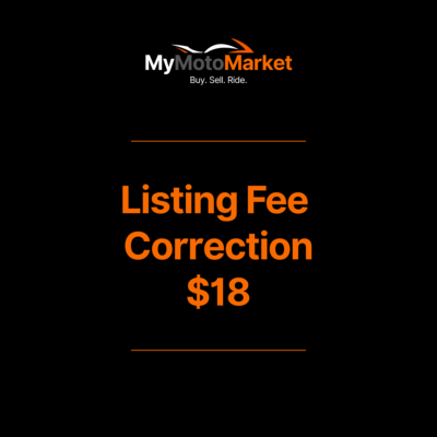 Listing Fee Correction $18