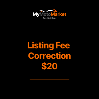 Listing Fee Correction $20